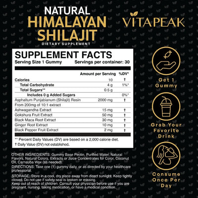 Natural Shilajit Gummies